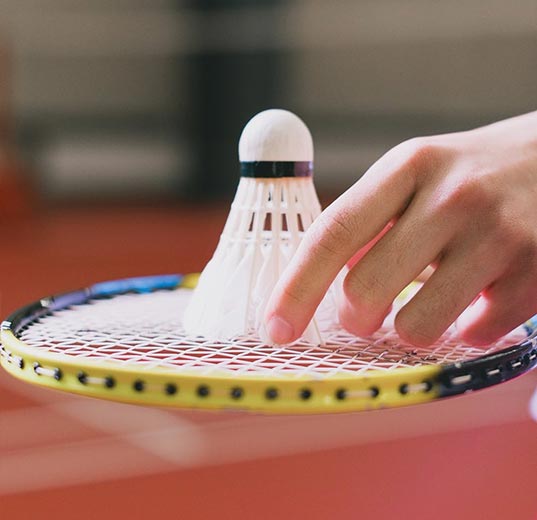 Raquette de badminton